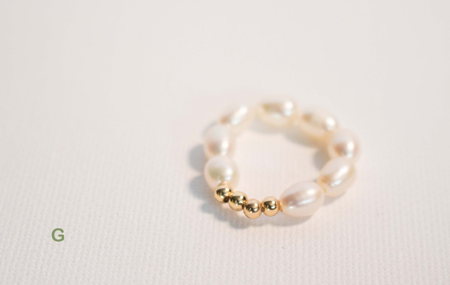 Rings :  Pia Rice Pearls