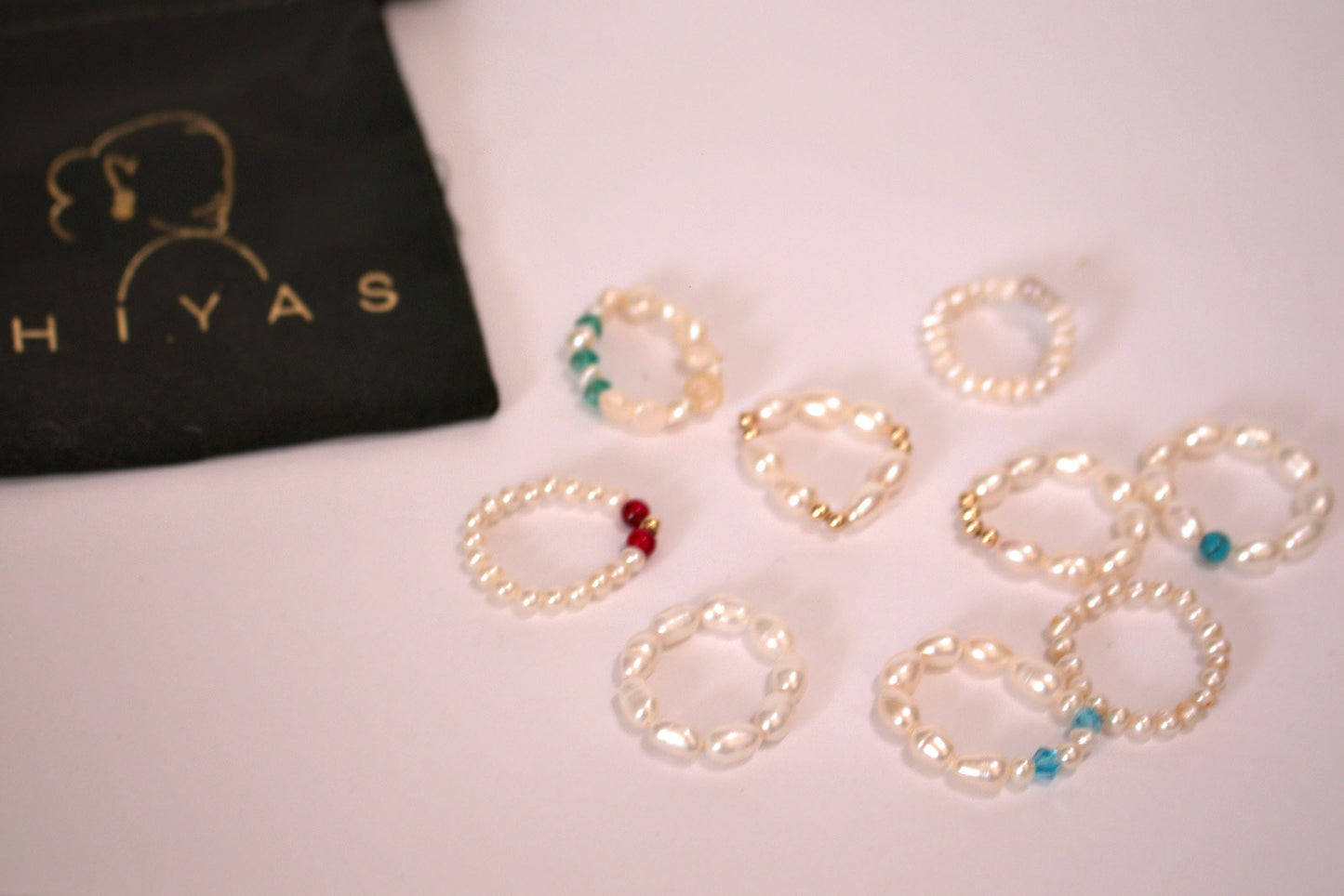 Rings :  Pia Rice Pearls